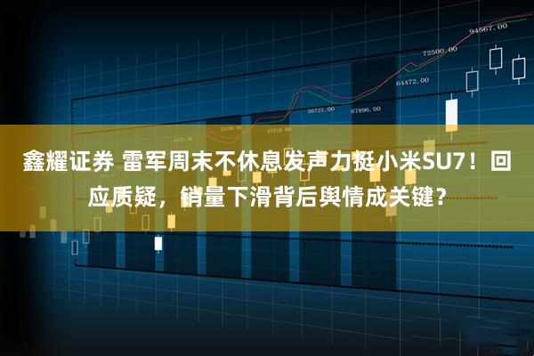 鑫耀证券 雷军周末不休息发声力挺小米SU7！回应质疑，销量下滑背后舆情成关键？